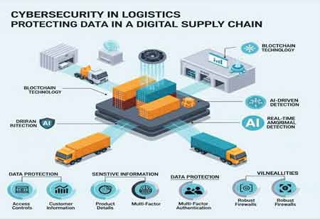 Cybersecurity in Logistics: Protecting Data in a Digital Supply Chain